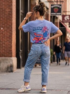 Kool-Aid Jammers Short Sleeve Logo Tee - Dusty Blue
